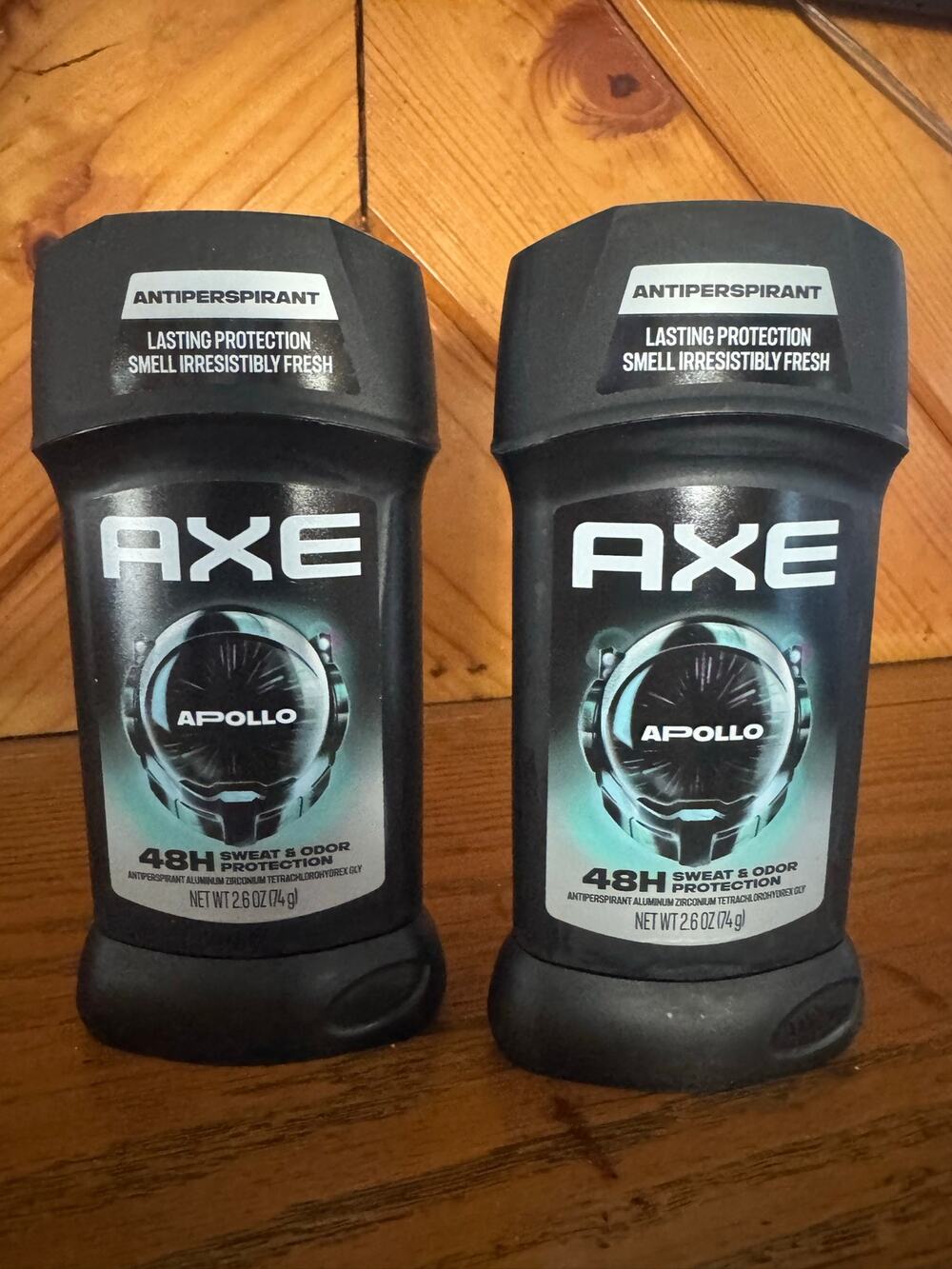 NEW AXE Apollo Antiperspirant Deodorant 48H Protection Lot Of 2 (Retail $13)